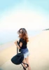 Summer Women Straw Backpack Handmade Beach Bag Drawstring Knapsack Knitted Crocheted Shoulder Bag Travel Bag 2