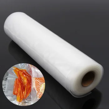 

28cmx 5 metre Kitchen Storage Bags Vacuum Rolls Food Transparent Fresh Keeper