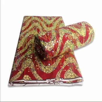 

Latest Nigerian Laces Fabric New ankara guaranteed african ankara for african ankara dress sequins