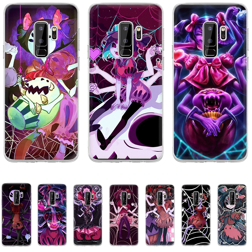 Чехол для телефона Samsung Galaxy J1 J2 J7 J5 J6 J3 Prime жесткий защитный чехол игры Undertale Muffet |