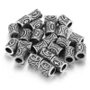 Stainless Steel Viking Beads with Rune for Hair Beards Large Hole 8mm Elder Futhark Rune Jewelry Bracelet Making DIY Accessories ► Photo 1/6