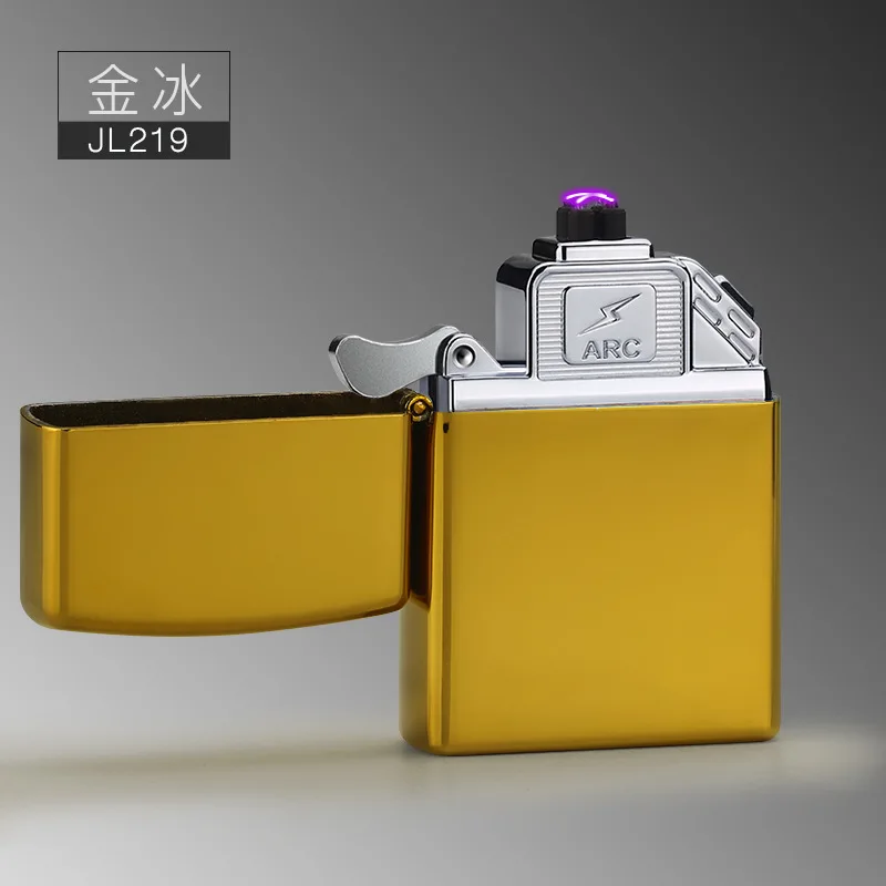 Высококачественный крест двойной для Плазменно-дуговой зажигалки USB ветрозащитные, импульсные зажигалки металлические электронные прикуриватели подарки