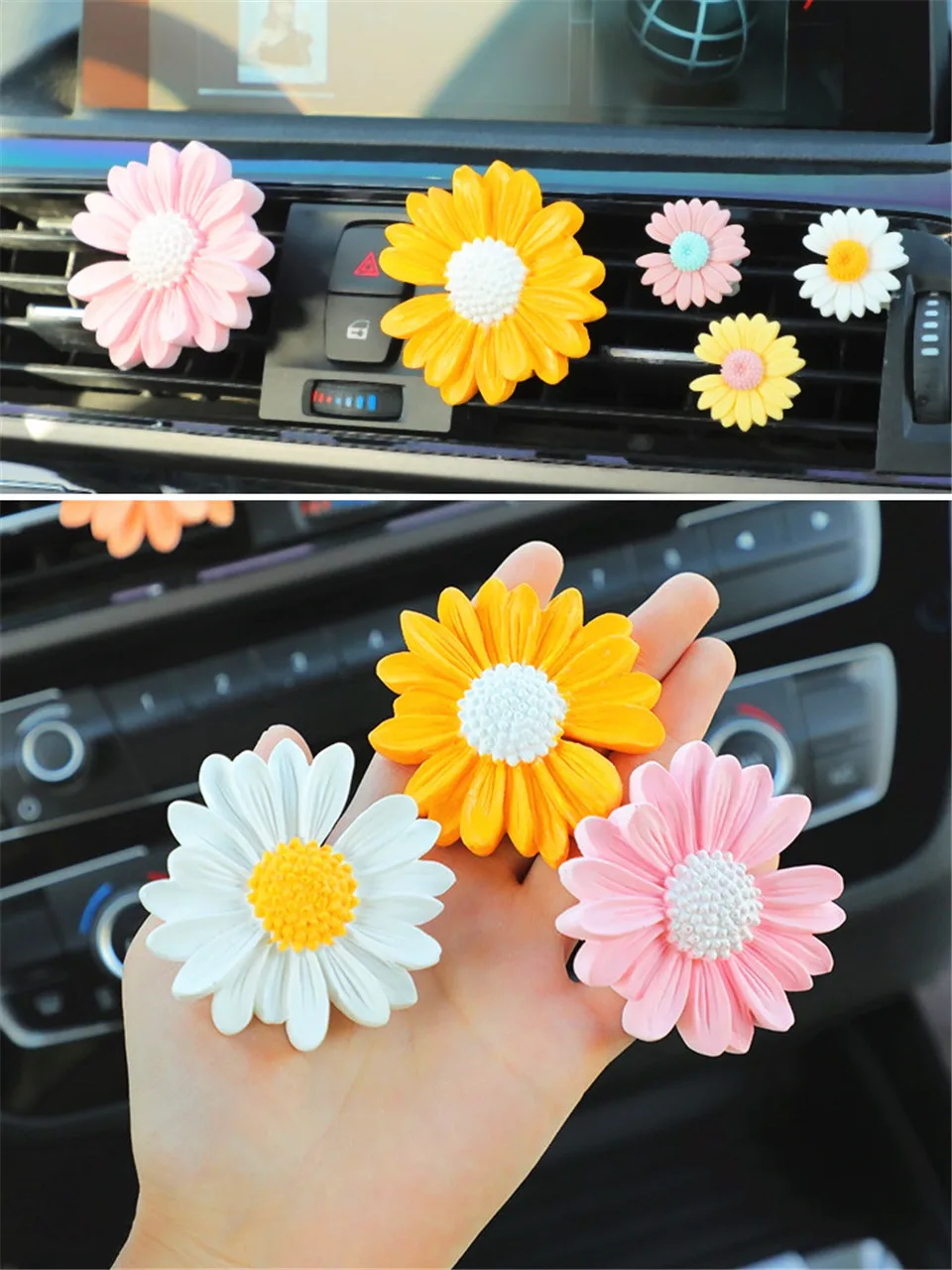 Daisy Scented Candle Daisy Silicone Candle Mold Tinplate Aluminum Box for Candle Making Kit DIY Flower Handmade Candle Mold
