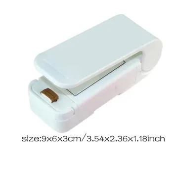 

New Household Mini Portable Hand Press Plastic Bag Snack Sealing Machine multifunction mini portable Sealing Machine F fast ship