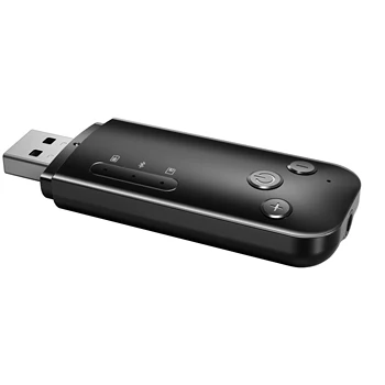 

HOT Bluetooth 5.0 Receiver Transmitter 2 In 1 3.5mm AUX Jack Stereo Music Audio Wireless Adapter For Car TV PC Speaker Headphone