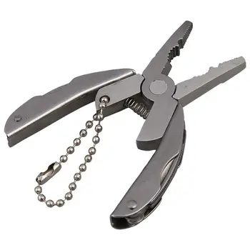 

Multi Function Folding Pocket Mini Tools Plier Screwdriver keychain + Case Set