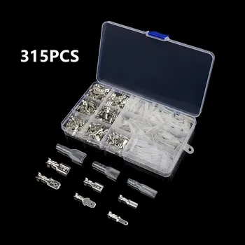 

900/450/300Pcs Wire Connector Electrical Crimp Terminals 2.8/4.8/6.3mm Spade auto Connectors Kit Assortment Car Auto Motorcycle