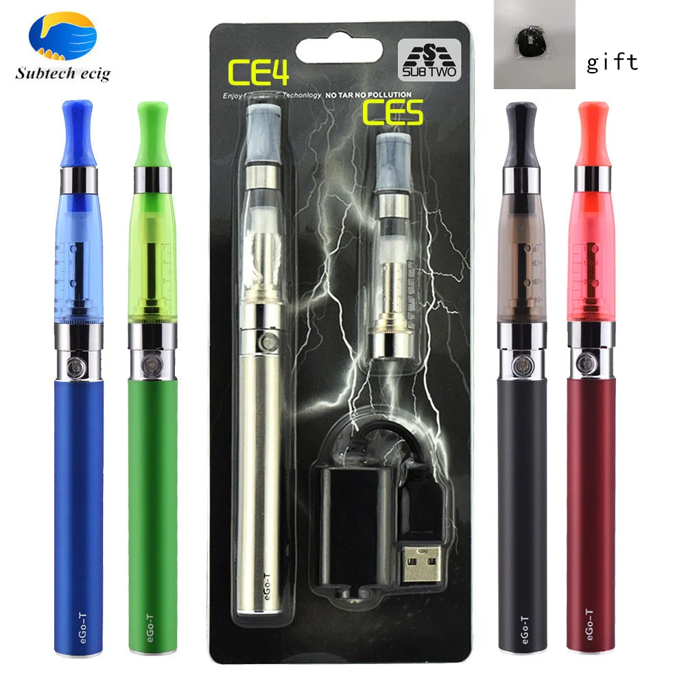 New arrival Electronic cigarette eGo-T ce4/ce5 atomizer for e liquid blister vape kit with 650-1100mAh battery e cigarette kit
