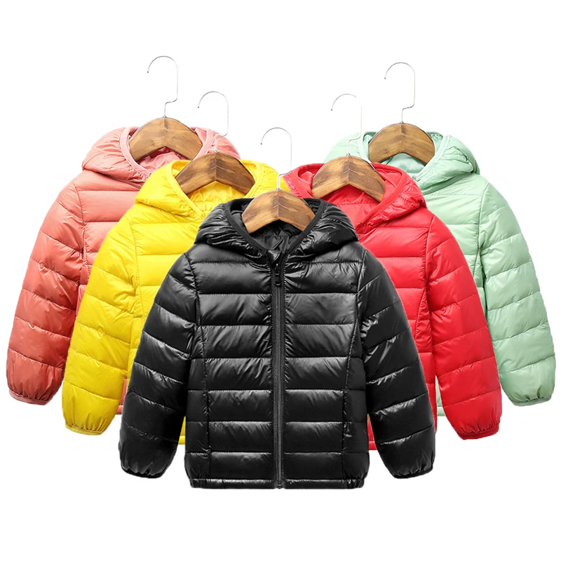 Baby Girls Down Hooded Zip Snow Jacket Autumn Winter Warm Children Kids Clothes SHOBDW Boys Coats 