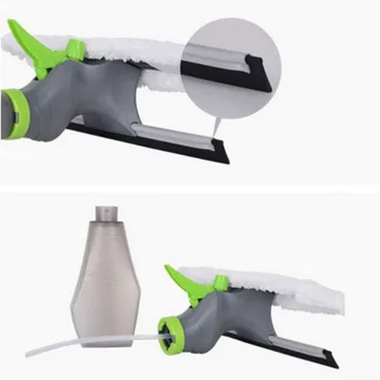 

Car Glass Clean Brush Window Cleaner Spray Dry Scraper Bottle Wiper Microfibre Cloth Pad Kit Features Atomizing Nozzle
