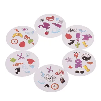 

Dobble Card Game Table Games Play Cards Kids Toy Game Number One for Family Fun Early Education