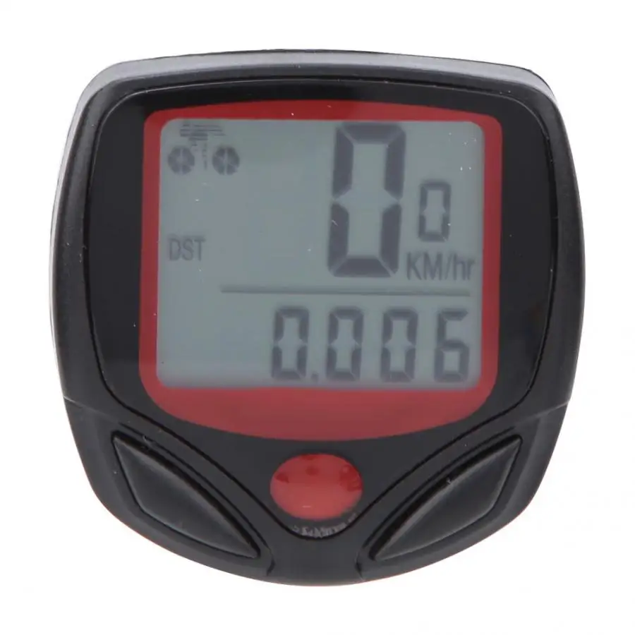 Bike Stopwatch Wired Speedometer With LCD Digital Display Waterproof Bicycle Odometer Speedometer Cycling Stopwatch Computer
