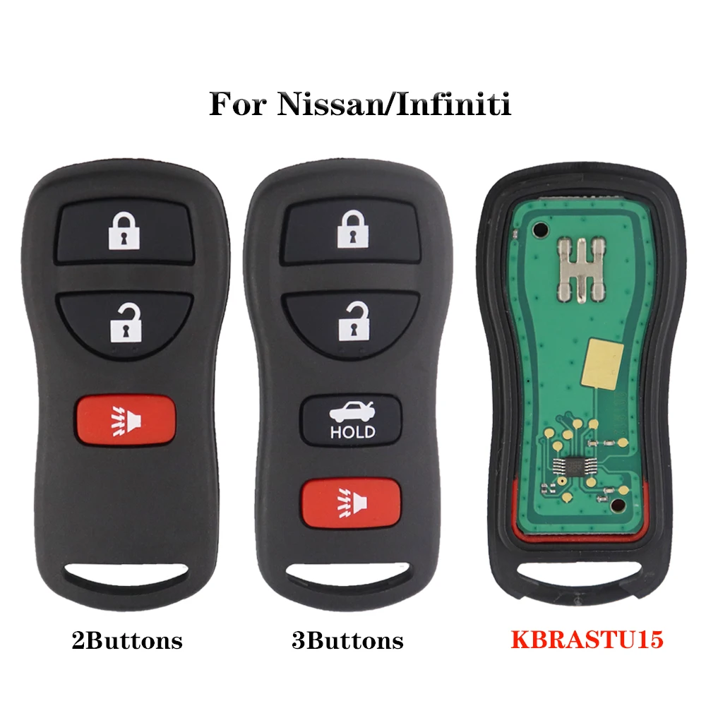 Chiave/Telecomando Per Infiniti/nissan Frontier Murano Armada Pathfinder 2002-2008 Kbrastu15 - 315mhz 3/4 Pulsanti Infiniti - H955783f23d214202b99ecbf4861fed616