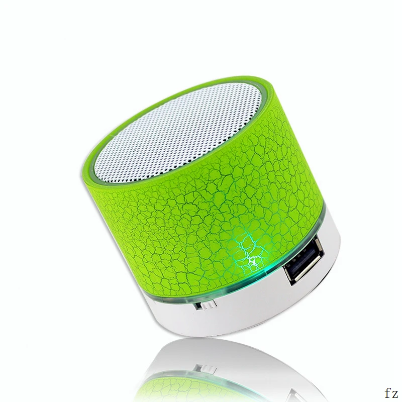 20 шт. A9 Bluetooth динамик мини трещины светодиодный s беспроводной громкий TF USB