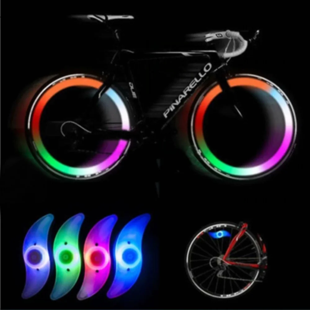 1PC Flash Car Bicycle Wheel Tire Tyre Valve Cap Neon Lamp LED Light Waterproof