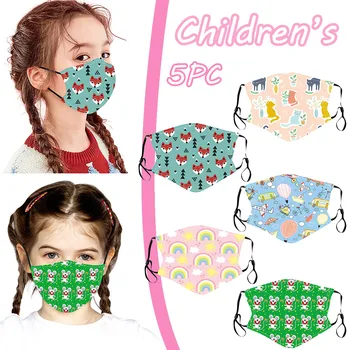 

5pc Kids Children Masque Enfant Mask For Face