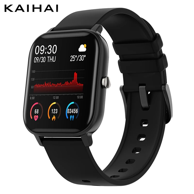 

KAIHAI P8 1.4 inch Smart Watch Men waterproof Full Touch Fitness Tracker Remote camera Clock Women GTS Smartwatch for Xiaomi