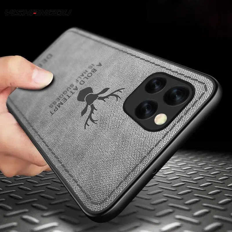 

Case For iPhone 11 Pro XR XS MAX X 7 8 6 6S Plus Cloth Deer Texture Soft Phone Case For iPhone X XR XS MAX 11 Pro MAX Back Cover