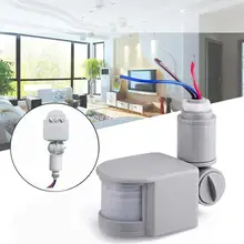 Capteur de mouvement infrarouge PIR, interrupteur de lumière, AC 220V, avec LED 12V, automatique, pour l'extérieur, U7T7