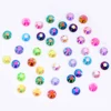 2-4mm AB Jelly Resin Nail Rhinestones Round Flatback Glittler Strass Stones Nail Charms Accessories DIY 3D Nail Art Decoration 2