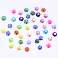 2-4mm AB Jelly Resin Nail Rhinestones Round Flatback Glittler Strass Stones Nail Charms Accessories DIY 3D Nail Art Decoration 2