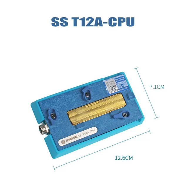 T12A-CPU Handle Jyrkior SS T12A-XF 4 в 1 быстросъемный кронштейн нагревательная станция для iPhone X XR XS MAX ЖК-экран средняя рамка инструмент для удаления - Цвет: T12A-CPU Handle