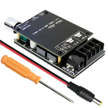 

HIFI Stereo Bluetooth 5.0 Digital Power Amplifier Board TPA3116 50WX2 Audio Bluetooth Digital Power Amplifier Board