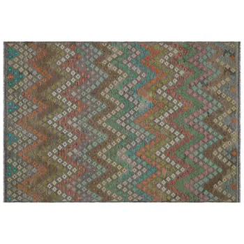 

Handmade Natural Afghan Tribal Rug Area Rug 201x294 Cm-6'7''X9'8''