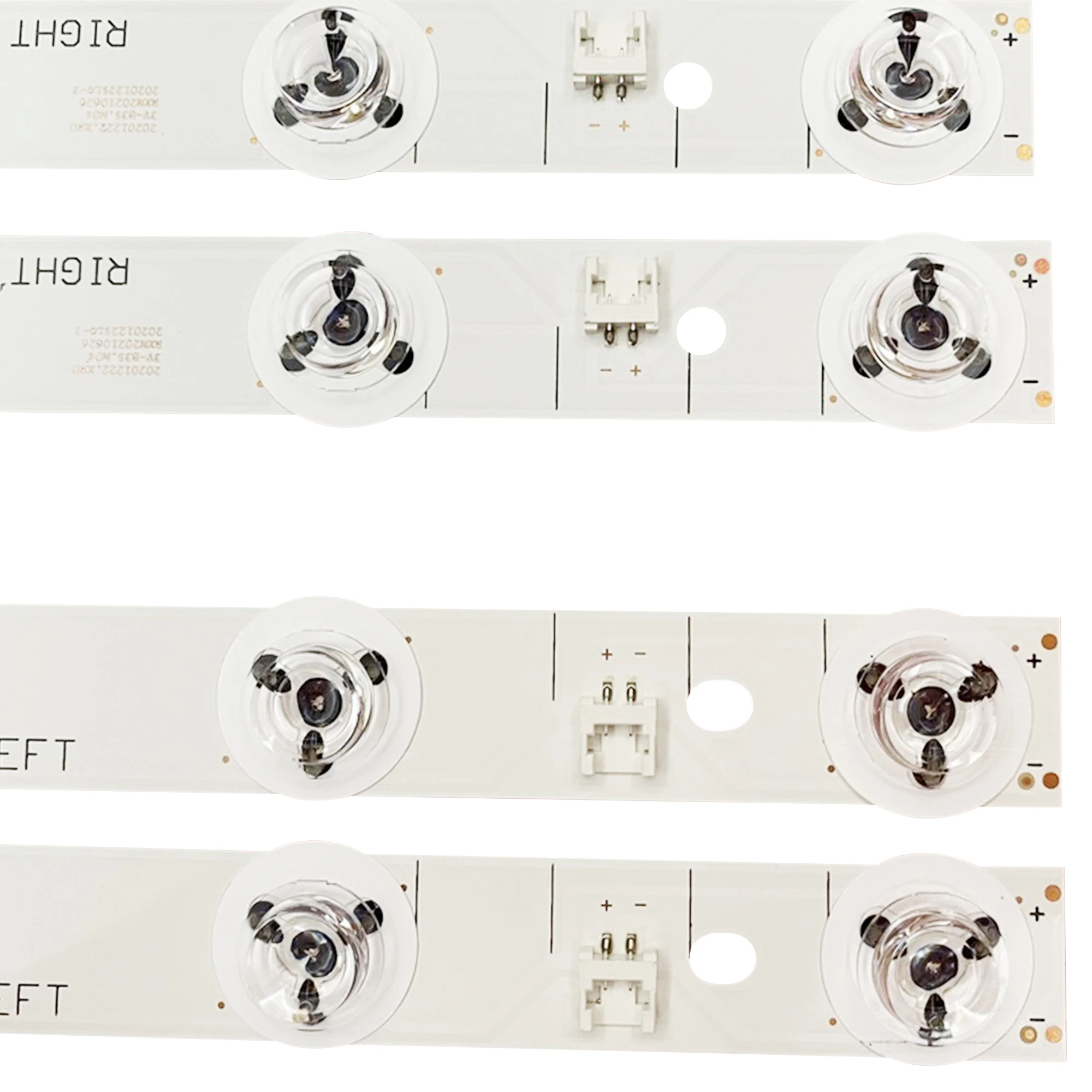 Conjunto Tira Conduzida Lâmpada para lg Innotek 55 Polegada Padrão 6.5pi Rev1.0 da Esquerda à Direita da Panasonic Tx55cx680b Tc-55cx650u Tc-55dx700c 18 Peças - Imagem 3