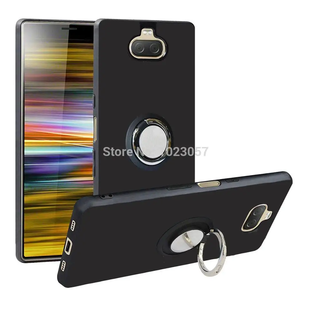 

Ring Finger Holder Car Magnet Phone Case For Sony Xperia XA1 XZ XZ1 XZ2 XA2 XZ2 XZ4 L2 l3 10 1 2 20 Premium Compact Ultra Plus