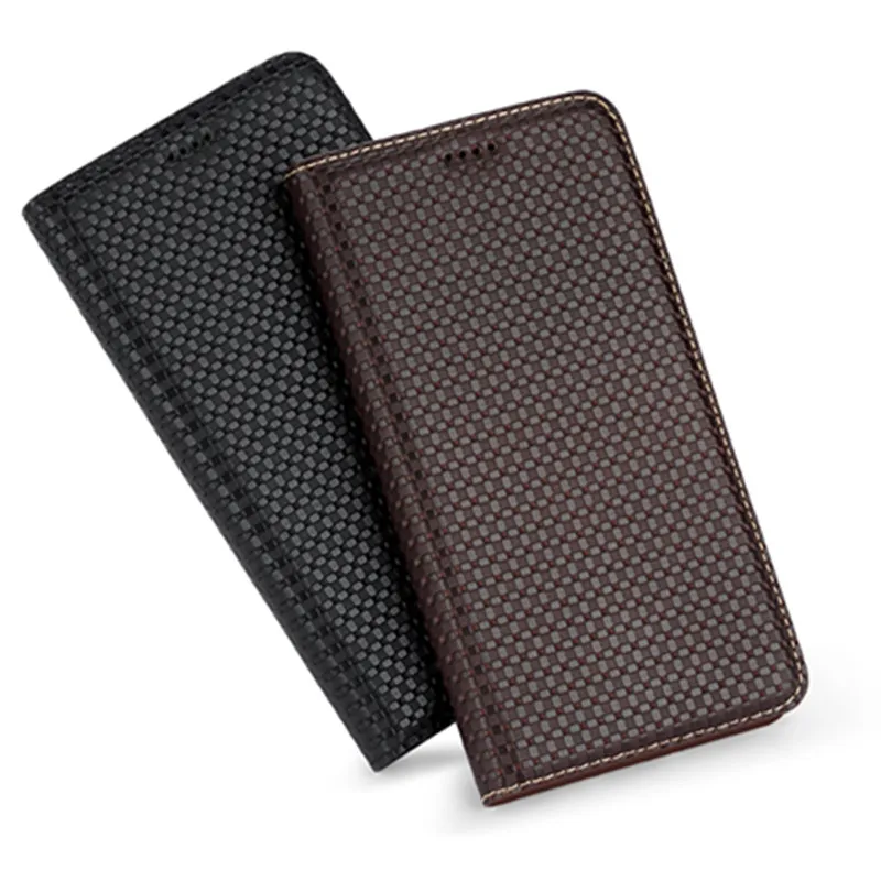 Роскошный чехол-книжка из натуральной кожи с отделением для карт Xiaomi Black Shark 2