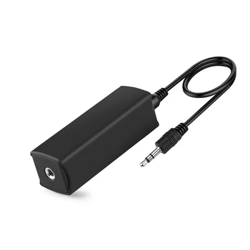 

Car Audio Anti-Interference Home Stereo Clear Sound Aux ABS Safe Durable Ground Loop Portable Noise Isolator Speakers With Cable