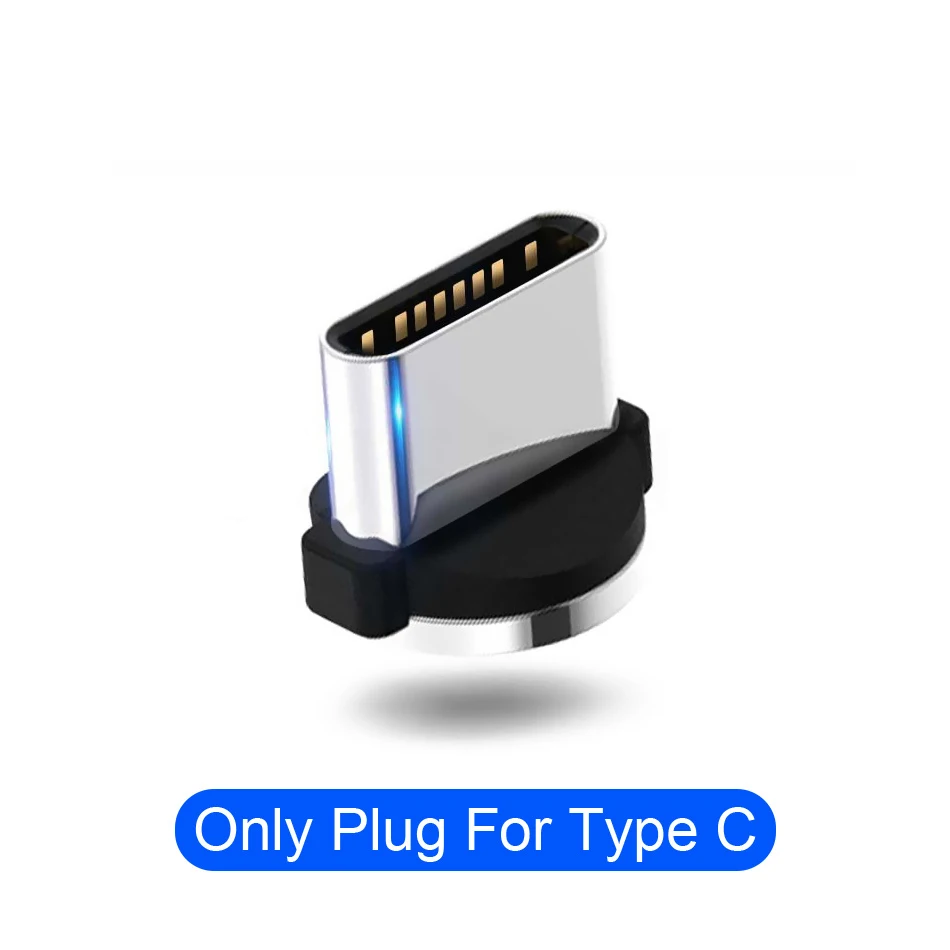 1 м /2 м микро USB тип c быстрая зарядка магнитный кабель зарядка для айфона шнур для зарядки телефона зарядное устройство магнитная зарядка - Цвет: for type c