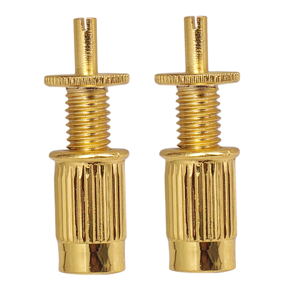 2 Pieces Electric Guitar Bridge Studs&Anchors for    Bridge Parts