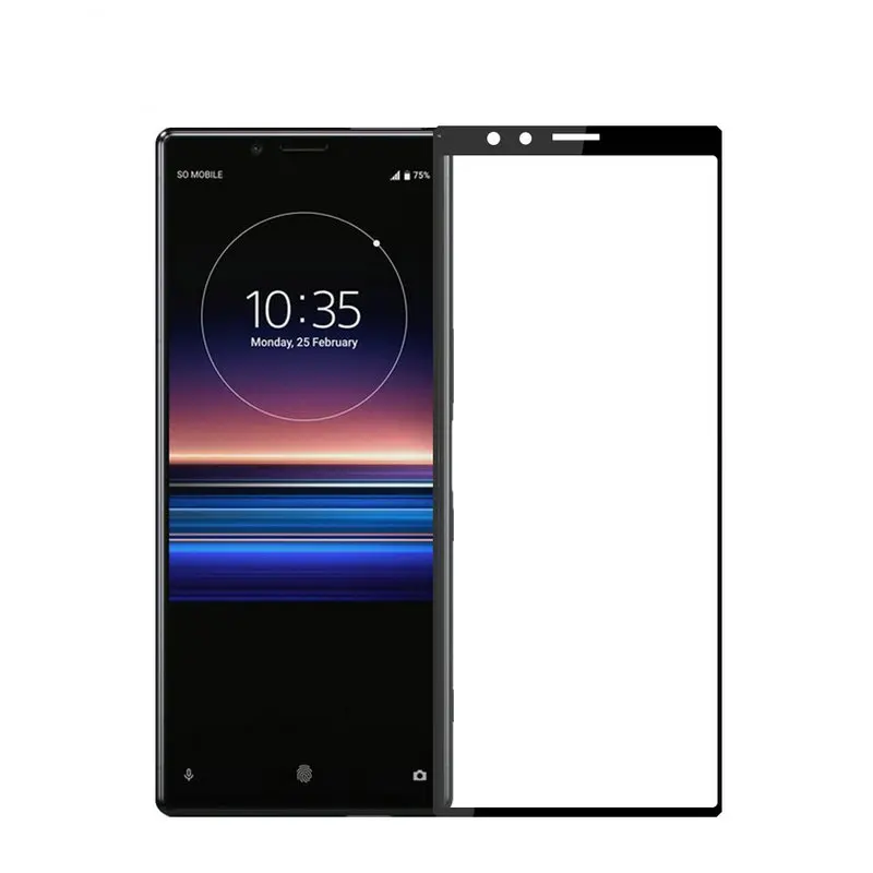 Для Sony Xperia 1 II 2 1m2 Mark MK XQ-AT51 AT72 AT52 J8110 полное клеевое Покрытие Закаленное стекло