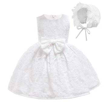 

LZH Baby Headband Gift+2Pcs Baby Party Dress Newborn 1st Year Birthday Dress Photography Props Princess Dress Baby Girls Clothes