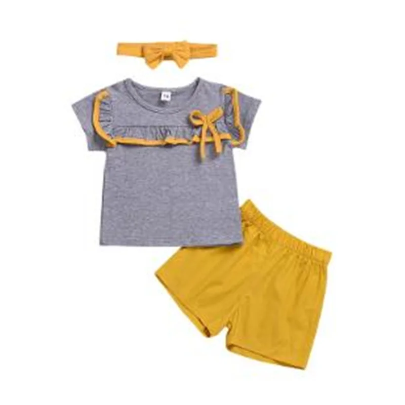 Baby Clothing Set comfotable 2PC Twins Baby Clothes Causal Summer Girls Boy Outfit T-shirt +Shorts Children's Clothing Set 3month- 6 years Kids Costume warm Baby Clothing Set Baby Clothing Set