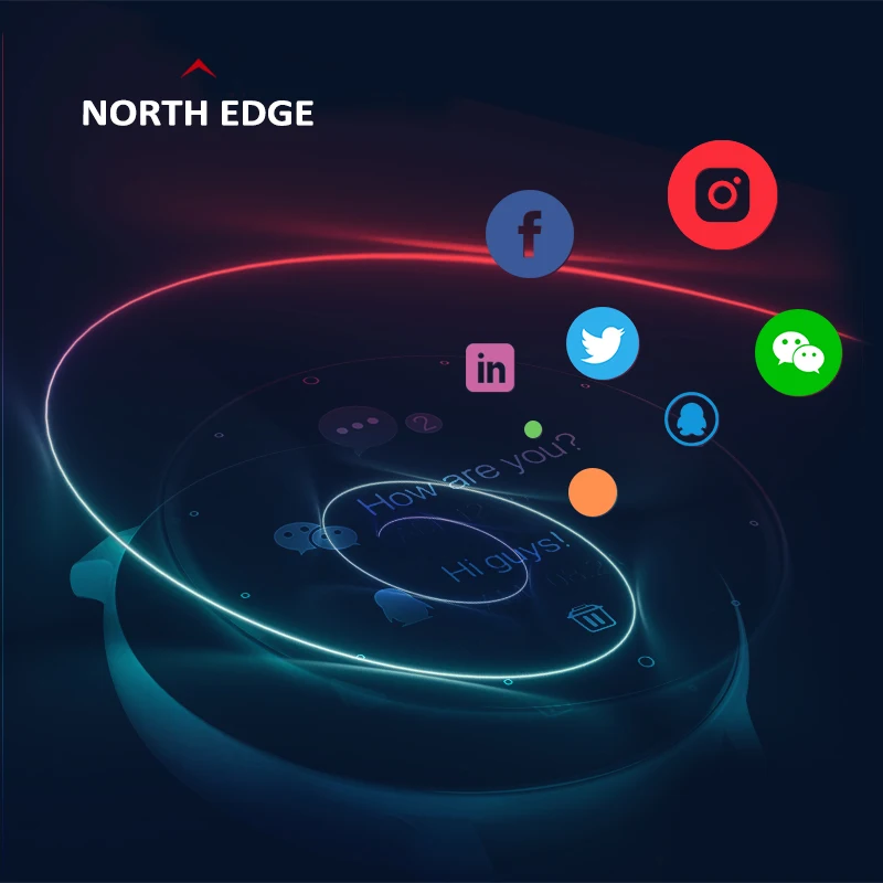 Norte dos Homens Monitor de Pressão Relógio para Xiaomi Borda Relógio Inteligente Atividade Rastreador Freqüência Cardíaca Arterial Mulheres Smartveres Novo Ios 2022 - Image 5
