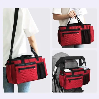 

Diaper Mummy Bag Stroller Bag Baby Food Storage for Baby Nappy Handbag Portable Bag Outdoor Changing