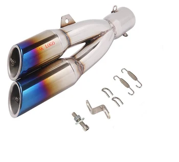 

51mm Motorcycle exhaust pipe muffler small hexagon exhaust with DB killer for Z900 MT09 KTM390 CBR1000 R6 FZ8 R6 R25