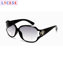 Модные бифокальные очки с большой оправой для чтения для женщин, очки для пресбиопии, очки для дальних путешествий, очки для вождения+ 1,0~+ 4,0 N5