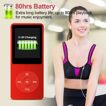 

Sports MP3 Player Recording Pen with E-book Reading Picture Browsing FM Radio Function GDeals