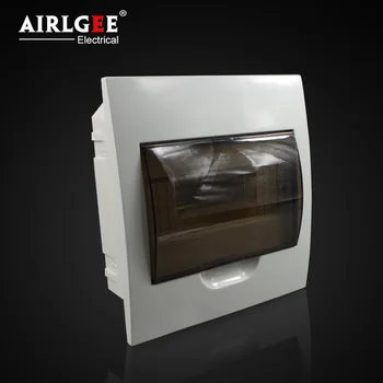 

8 Way recessed domestic enclosure MCB Distribution Box ABS plastic switch box