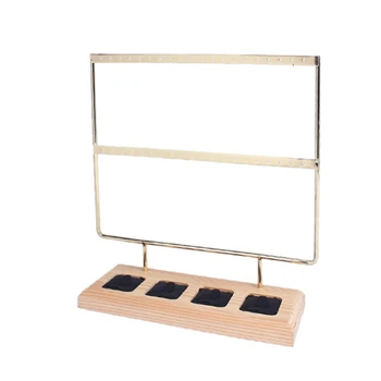 

2 Tier Wooden Earrings Jewelry Organizer Display Holder