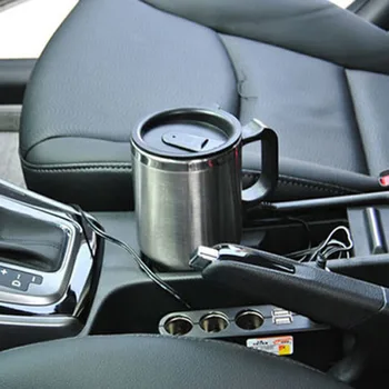

New Car heating cup 12v Electric Kettle Cars Thermal Heater Cups Boiling Water bottel Auto accessories 500ML+Cable