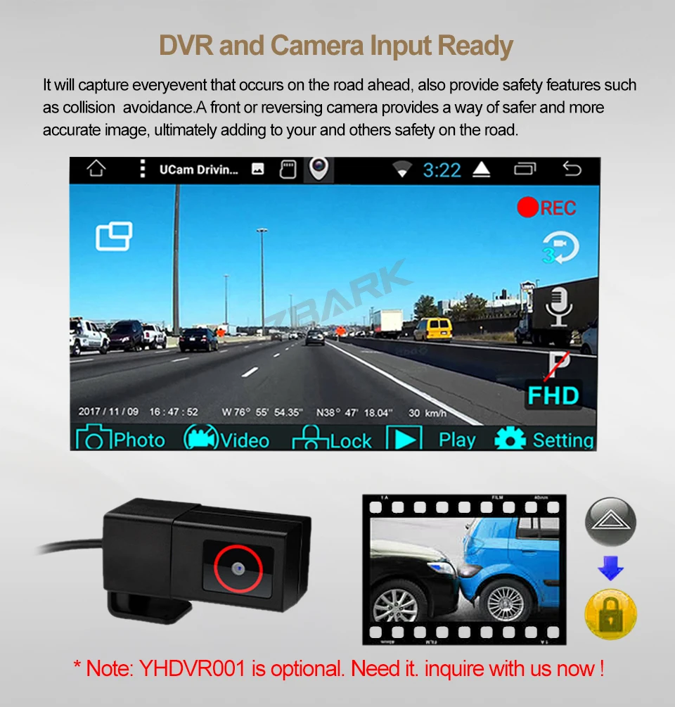 Sale android 9.0 car Radio Multimedia Player HD  Navigation GPS 2 din For Hyundai ix35 Tucson 2009 2010 2011 2012 2013 2014 YHTK029 7