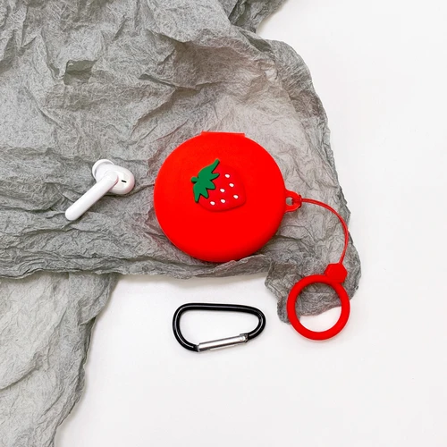 Delicious Fruit Silicone Case for OPPO ENCO W31 Soft Silicone Wireless Bluetooth Earphone Case Cover Charger Box With Hook 8