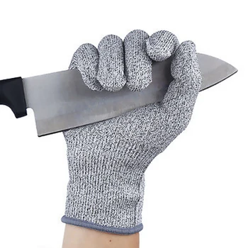 

2 Pcs S & M Protective Work Gloves Elastic Cut Proof Stab Resistant For Butcher