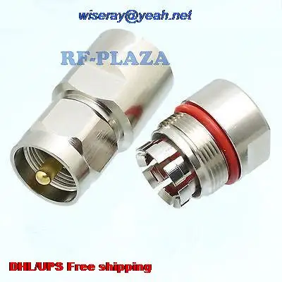 DHL/EMS 100 шт. разъем UHF PL259 штекер зажим 1/" гофрированный кабель прямой-A3