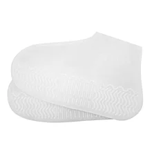 1 пара многоразовые латексные бахилы противоскользящие водонепроницаемые резиновые Сапоги Галоши DNJ998